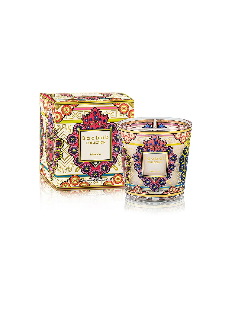 BAOBAB COLLECTION Kerze MY FIRST BAOBAB 190g Mexico bunt